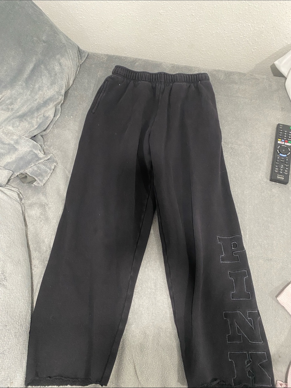 PINK Victoria's Secret Black Logo Sweatpants for Kids